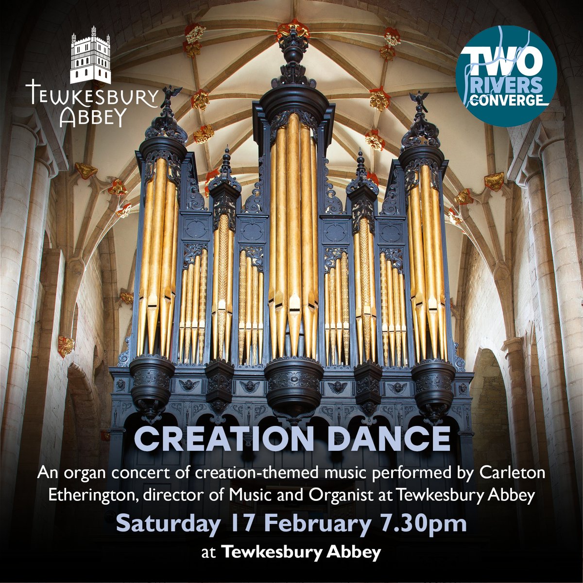 Saturday 17 February 7.30pm Creation Dance, Organ Recital by our Organist Carleton Etherington by ticket only. rosestheatre.org/events/creatio… If tickets are available you can pay at the door.