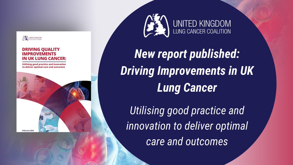 We must share innovation and best practice in #LungCancer care so we can drive up service quality and better outcomes for patients across the UK.

Read our report 📕 ow.ly/XWH550QzHrK