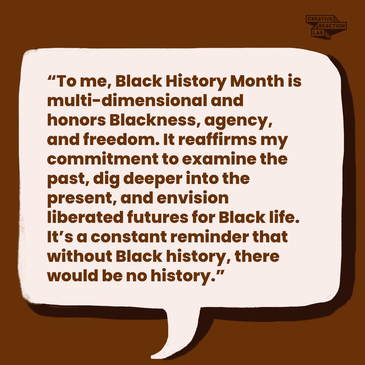 We asked CRXLAB staff what Black History Month means to them. Let's hear from the voice of staff. Leave a comment below on what Black History Month means to you!