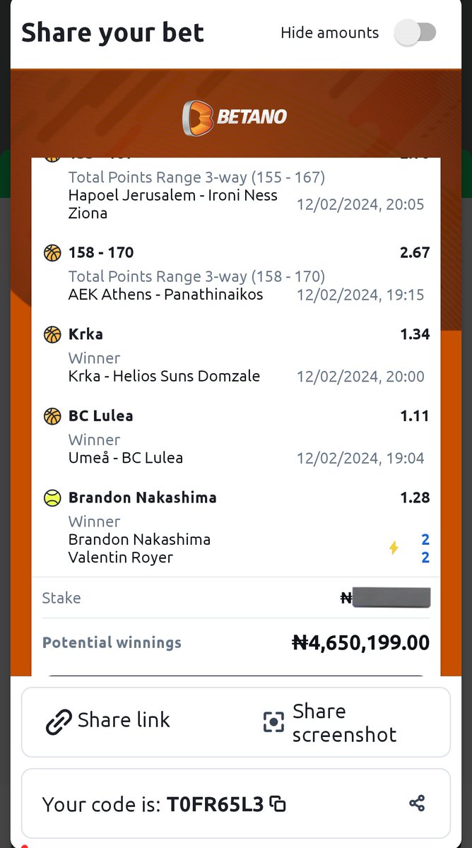 CEACER042's tweet photo. First 40 to like and rt get 20k after e boom ✅💯

🟢Code 1 : T0FR65L3

REGISTER ON BETANO❤️❤️

Sign up here 👇👇 https://t.co/y8C6LoigR0

Promo code : DONBARRY 

Use my LINK to REGISTER to enjoy over 150% Welcome Bonus https://t.co/uNdVDQzH1r