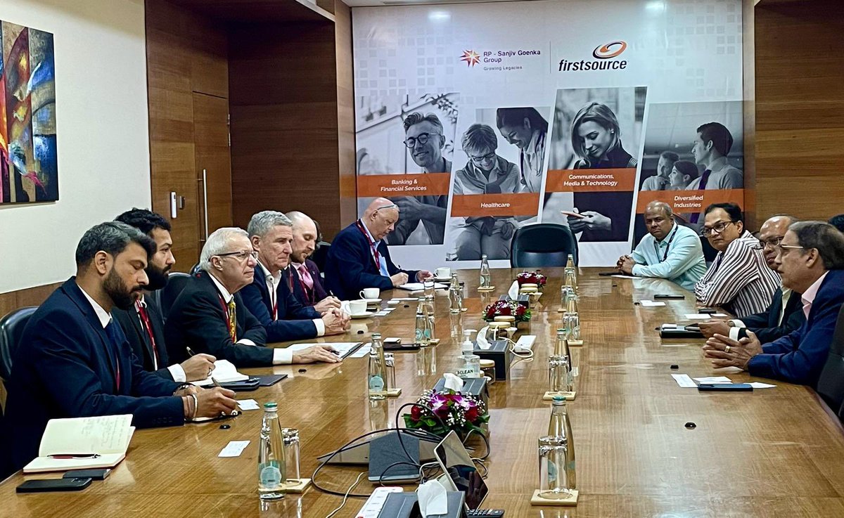 VictorFedeli's tweet photo. With 26,000+ employees across 37 offices, @firstsource is an Indian business process management company headquartered in #Mumbai.
 
It was great to connect to highlight #Ontario’s growing #tech ecosystem &amp; competitive business environment. https://t.co/rxsuBNjlaG