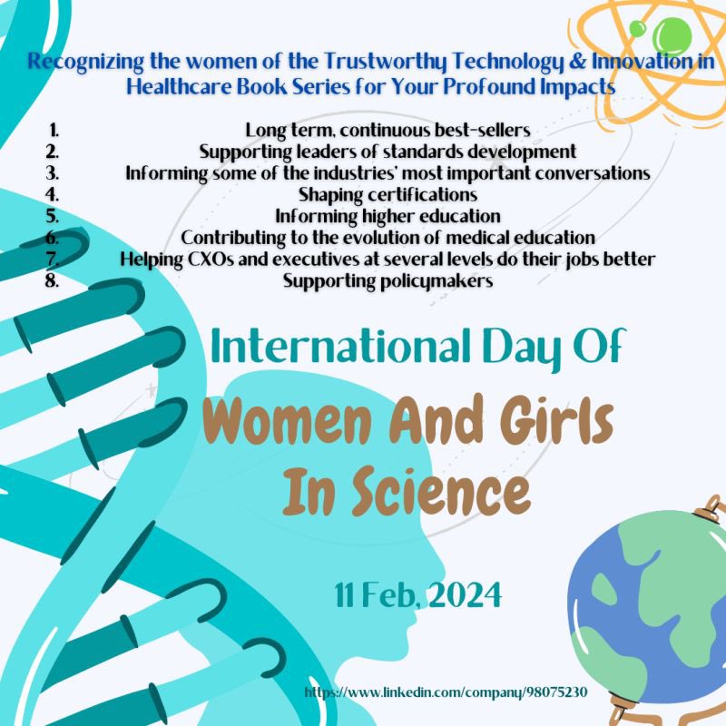 On #internationaldayofwomeninscience week, we celebrate our women contributors to the Trustworthy Technology and Innovation book series: linkedin.com/posts/sdouvill…