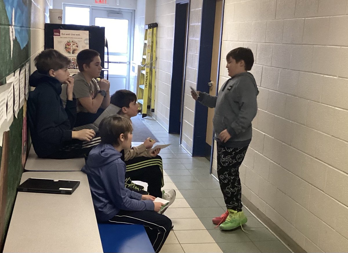 ImmaculateCES's tweet image. Students busily preparing for the in-class speech judging to determine which members of the Gr. 5/6 students will represent their class at our school wide speech competition that is quickly approaching! #WeAreICS