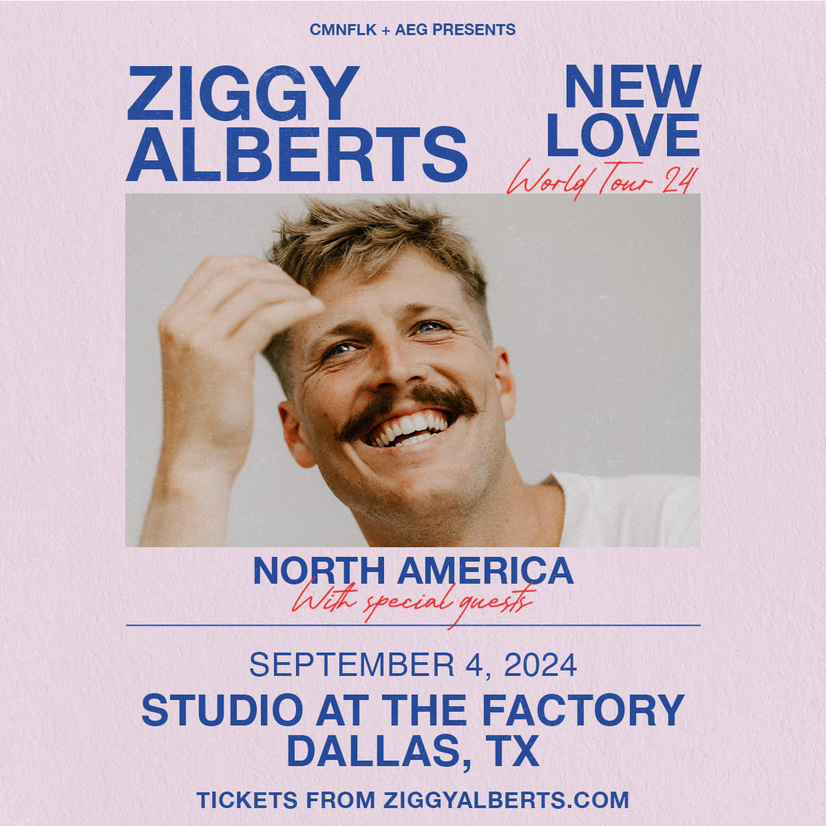 The Studio at the Factory (@studioatfactory) on Twitter photo JUST ANNOUNCED: Ziggy Alberts <a href="/ZiggyJanAlberts/">Ziggy Alberts</a> is coming to DALLAS <a href="/studioatfactory/">The Studio at the Factory</a> on September 4! Tickets on sale FRIDAY at 10AM! JUST ANNOUNCED: Ziggy Alberts <a href="/ZiggyJanAlberts/">Ziggy Alberts</a> is coming to DALLAS <a href="/studioatfactory/">The Studio at the Factory</a> on September 4! Tickets on sale FRIDAY at 10AM!