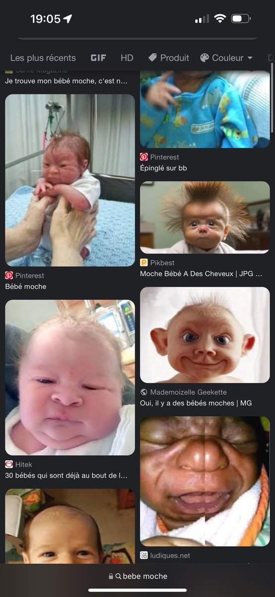 JohanUchihaa's tweet photo. @TPMP Jnai taper bébé moche sur Google c’est le premier que j’ai trouvé !!! C’est fake les gars 🤣🤣 https://t.co/bYqaaSZ592