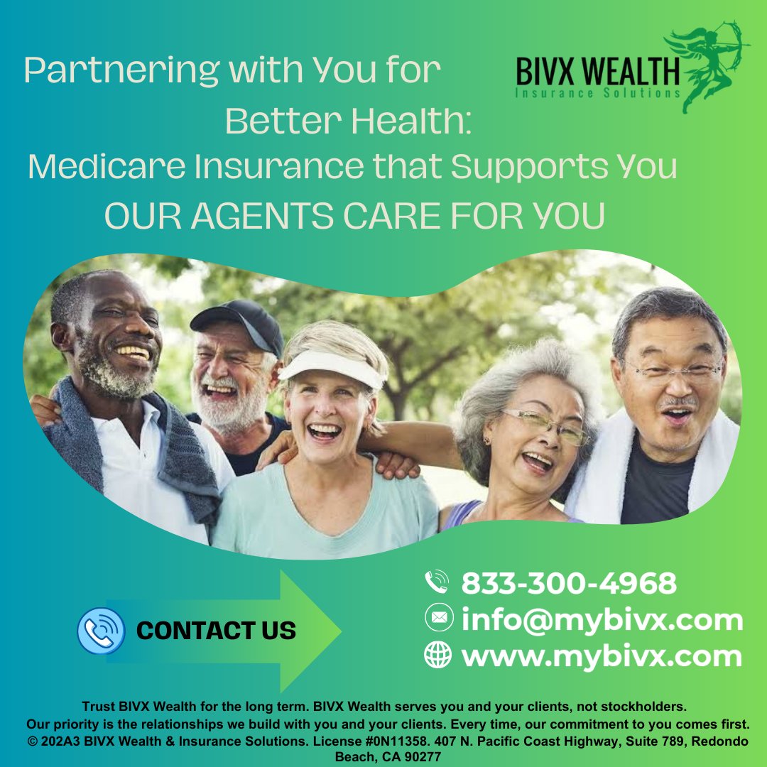 StepsNil's tweet image. Medicare and BIVX is teaming up to elevate your health journey.  
Together, we're committed to providing personalized support, empowering resources, and innovative solutions for better health outcomes.

#BIVX #Secure65HealthPlans #Medicare #BetterHealth #Seniors65