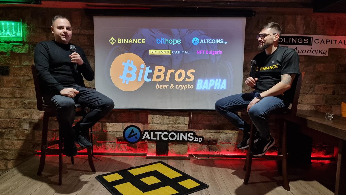 SimeonSvetlinov's tweet photo. @binance @BitHopeOrg @NFT_Bulgaria @vdramaliev @Fireblade_bg 🧵(3/3)
Here are some snapshots from the opening of #BitBros-#Bar Varna on February 10, 2024 - 📸 https://t.co/ZojK9FuOZf