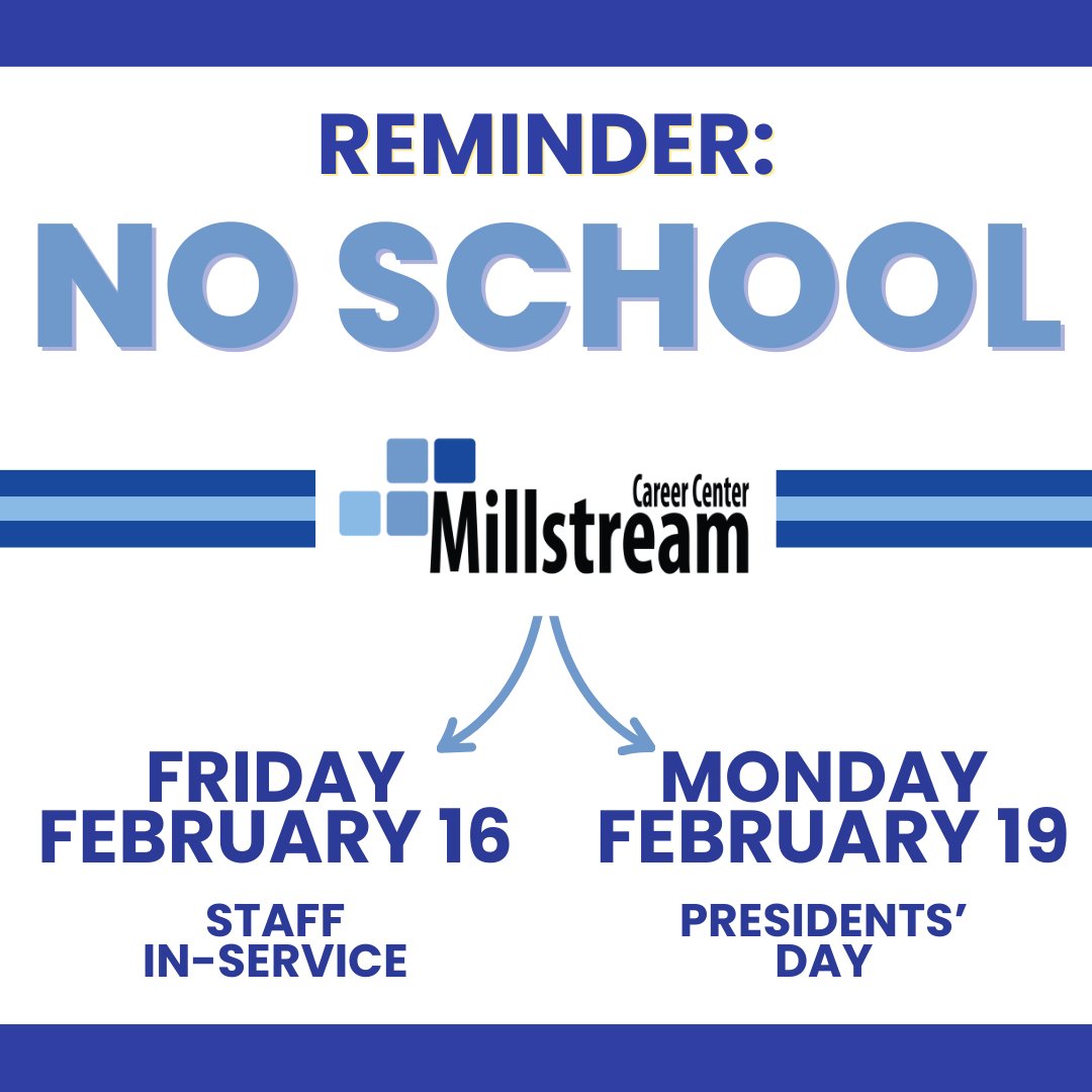 Mark your calendars!