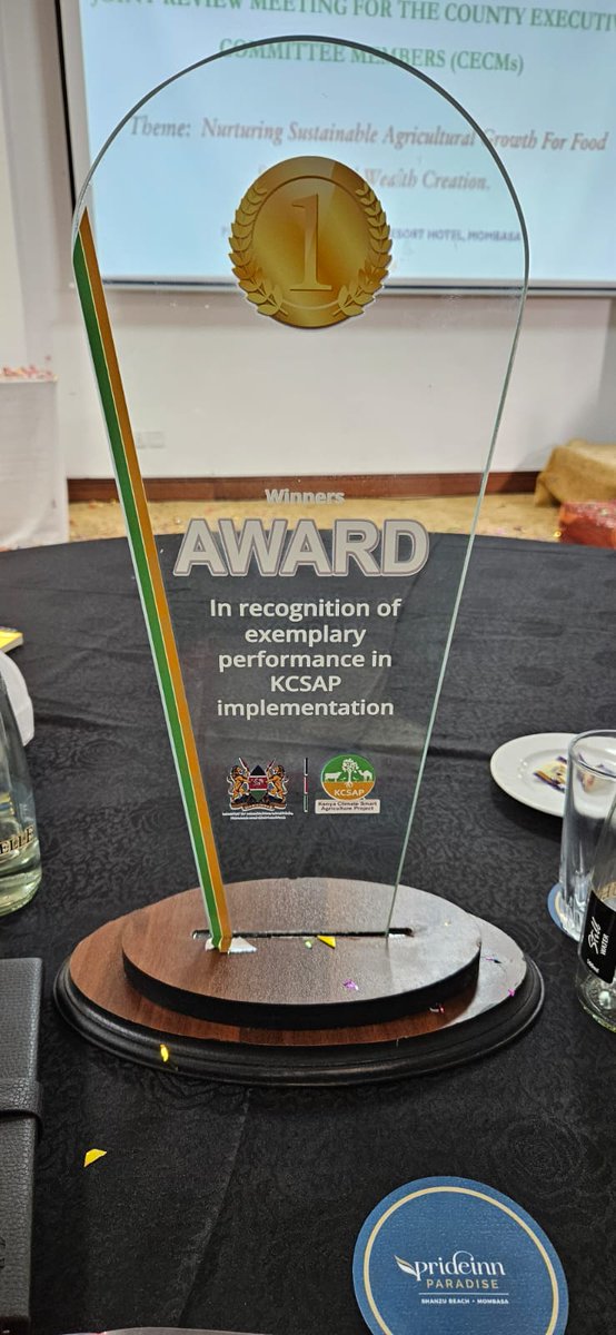 County19Nyeri's tweet photo. Nyeri emerged as the overall best County nationally in the implementation of World Bank Programs in Agriculture for the last 5 years.
Nyeri has been rated at the top in the implementation of the KCSAP which aims at increasing agricultural productivity. https://t.co/R1p0zBn4y5