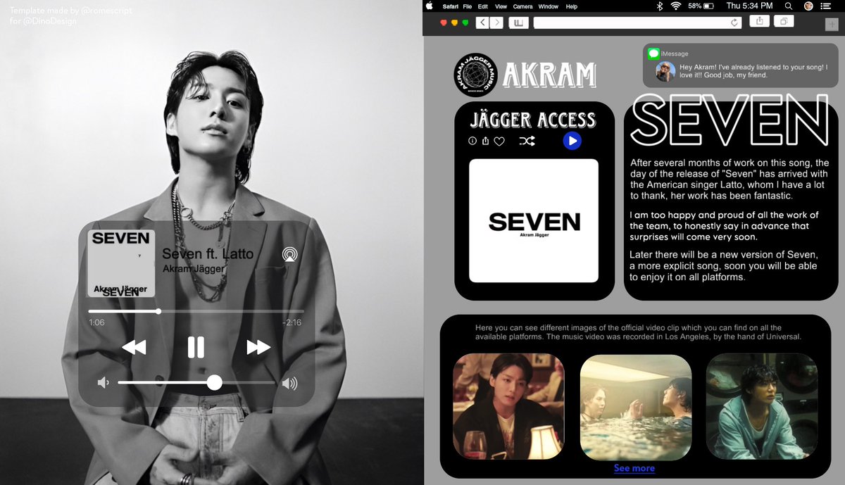 iridiscendia's tweet image. ⠀⠀⠀⠀⠀ ⠀ ⠀⠀    
      
⠀⠀ 𝐒𝐄𝐕𝐄𝐍 - Now available on all platforms.
       
Ya pueden disfrutar de mi nuevo single, espero que lo disfruten y les guste, más adelante tendrán más noticias de nuevos proyectos. ⠀⠀⠀⠀⠀ ⠀ ⠀⠀#SevenRP