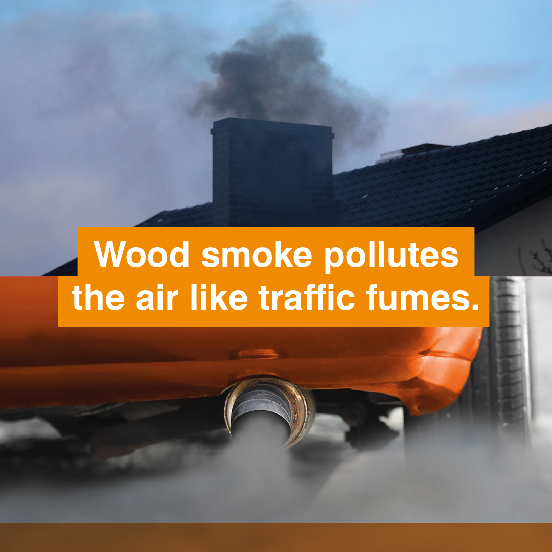 Wood smoke is more polluting than you might think. If you're burning wood to keep warm, we can help you find more environmentally-friendly and sustainable options for your home. Just drop us a message to get the ball rolling.