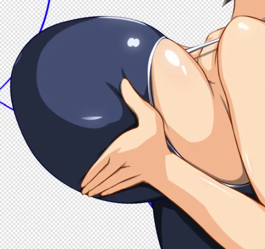 水着おっぺー塗ってましたよん〆(*'∀`*)b 