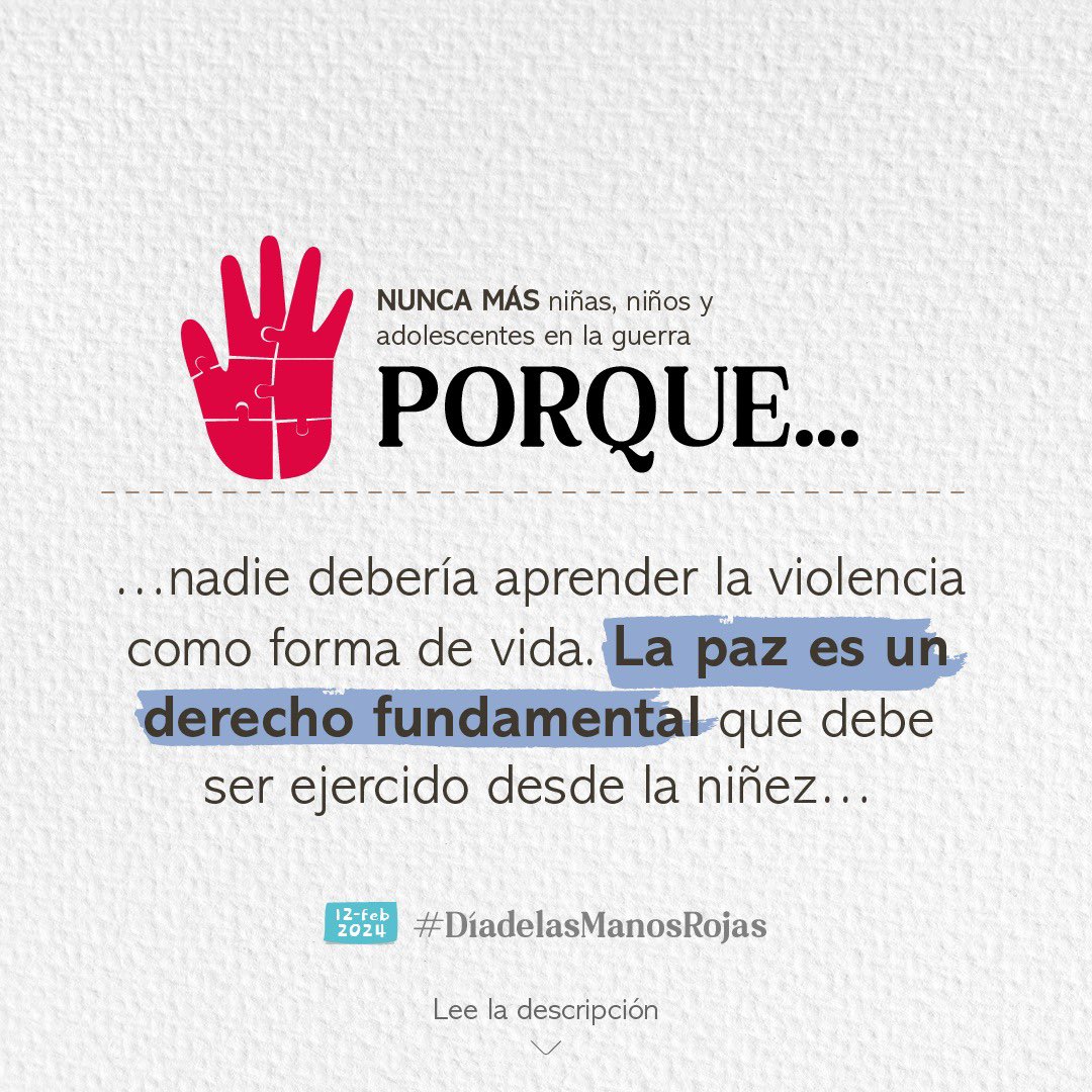 #DíadelasManosRojas
<a href="/ICBFColombia/">Bienestar Familiar | ICBF</a>