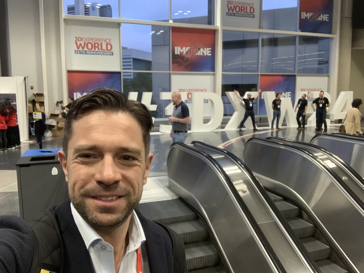 vinvmo's tweet photo. Busy and exciting day starting right now in Dallas #3DEXPERIENCE World 2024!
#3DXW24 https://t.co/pvpFlypxRB