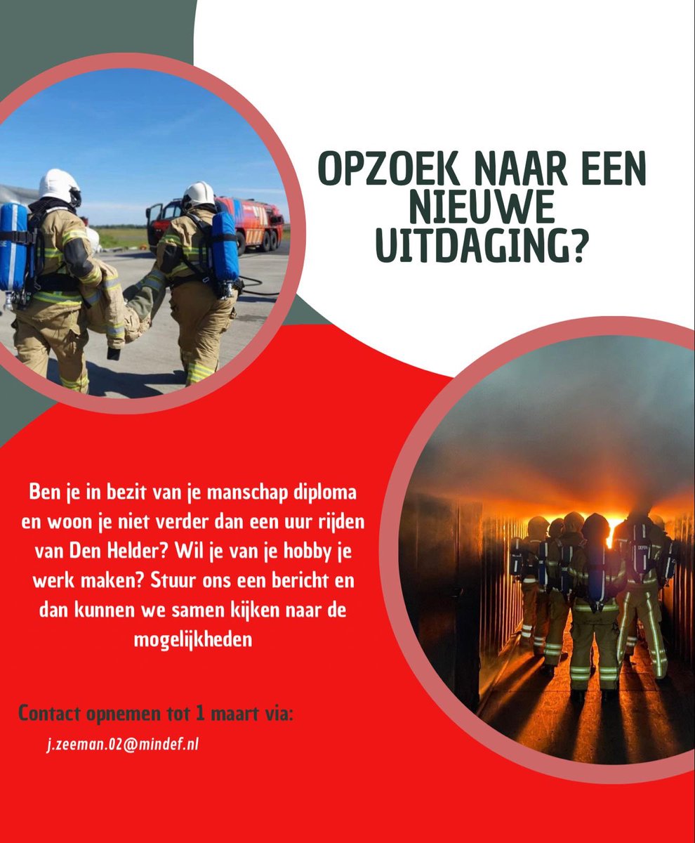 JOB ALERT‼️‼️ open sollicitatie ⚓️🚒