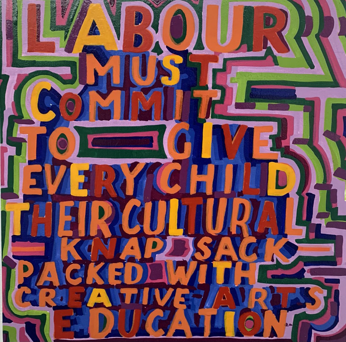 ⁦<a href="/guardian/">The Guardian</a>⁩ I love Frank Bowling’s initiative … much needed and heartfelt. Philanthropy is deeply welcome in this area but The next government must must commit to the human right of every single child not just experiencing the arts but making art, playing music &amp; singing