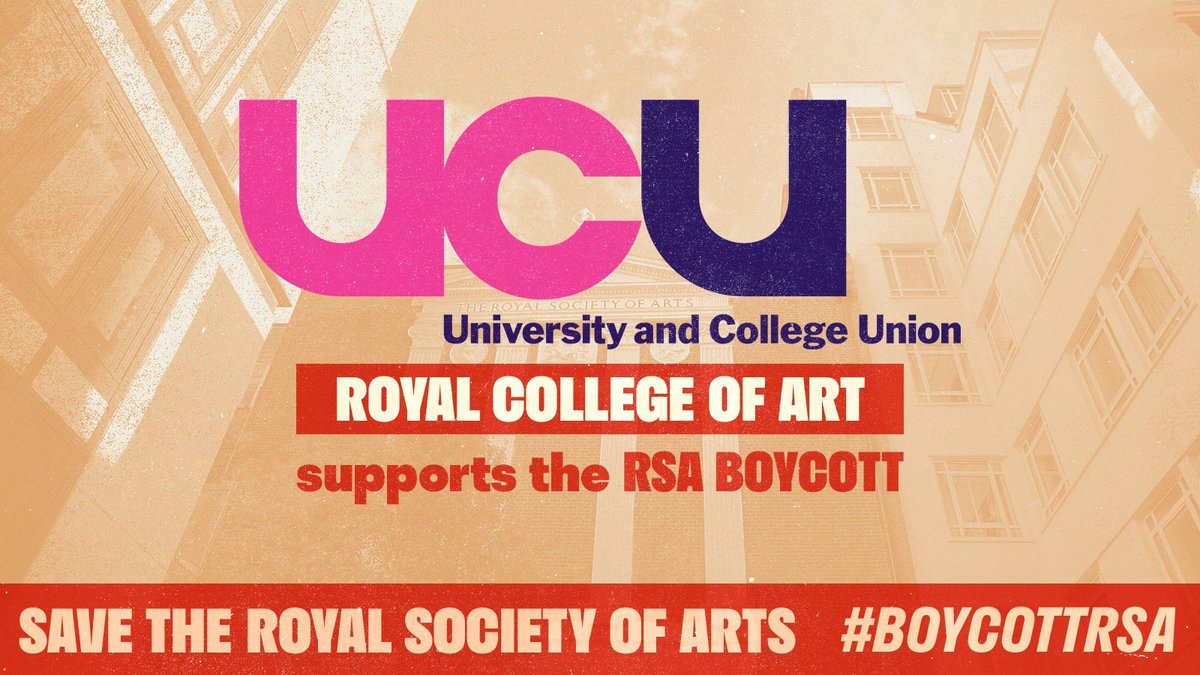 This leadership needs to change! We are calling on all our members to boycott activities, events and research with the @theRSAorg until they negotiate and resolve this bitter pay and pensions dispute with @RsaUnion #BoycottRSA @IWGBunion