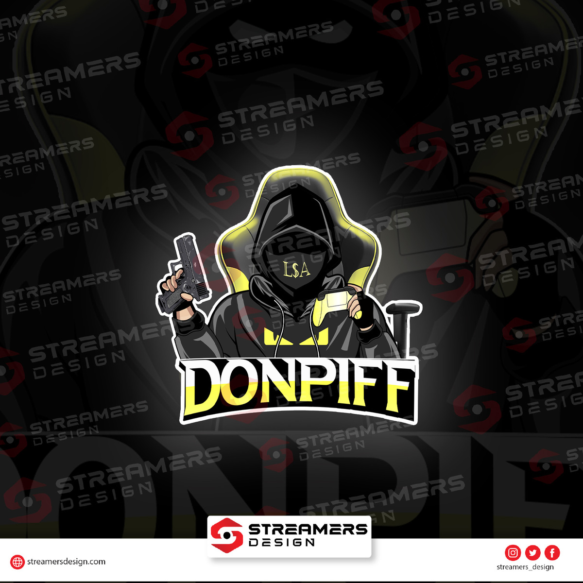 streamer_design's tweet image. A very unique and exciting "LOGO"  design  for
@DonPiFF_🔥📷 

Artist🎨: @i_lanarose

Custom, hand-drawn &amp;amp; unique to your requirements. DM or see our website for info! . . . . .
 #logo #logodesigner #twitch #twitchaffiliate #supportsmallbusiness #art #artwork #nfts #nft #nftart