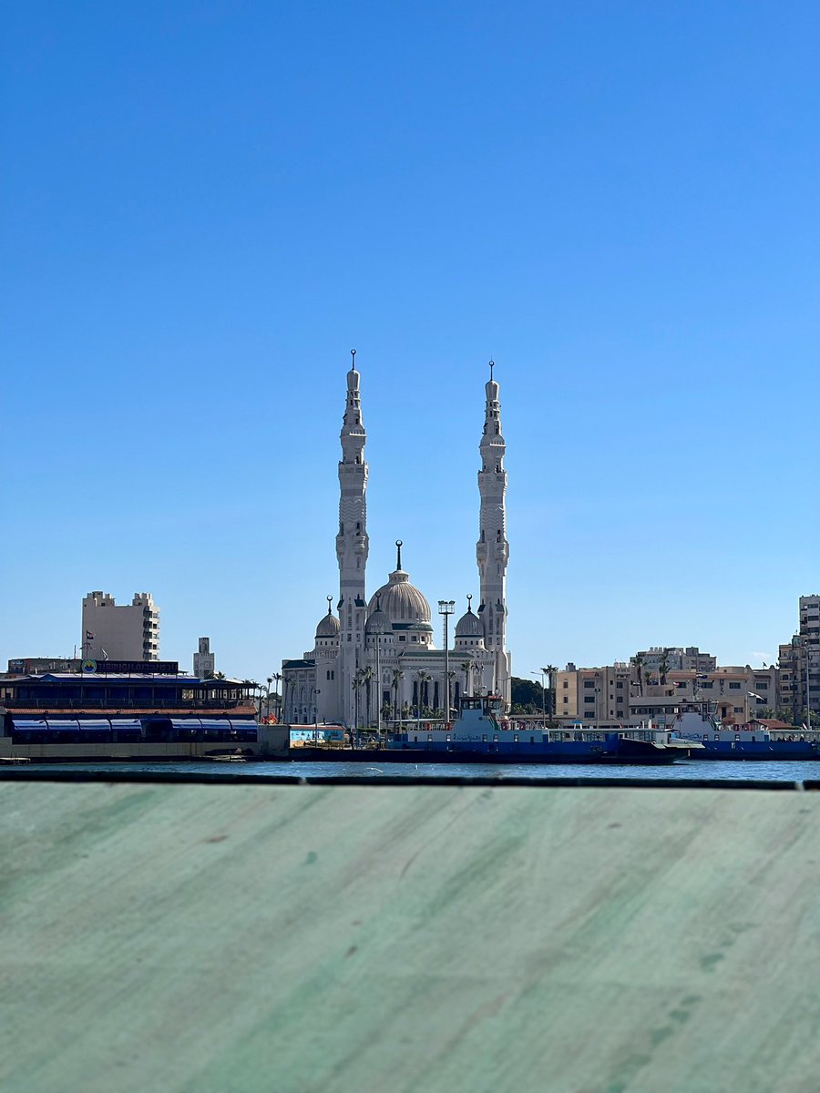 Exploring the charm of Port Said aboard the ferry ⚓️🌊