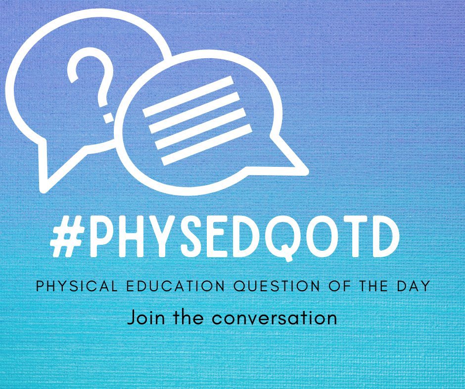 #PhysEd Question of the Day

When do you start planning for Field Day?

#PhysEdQotD