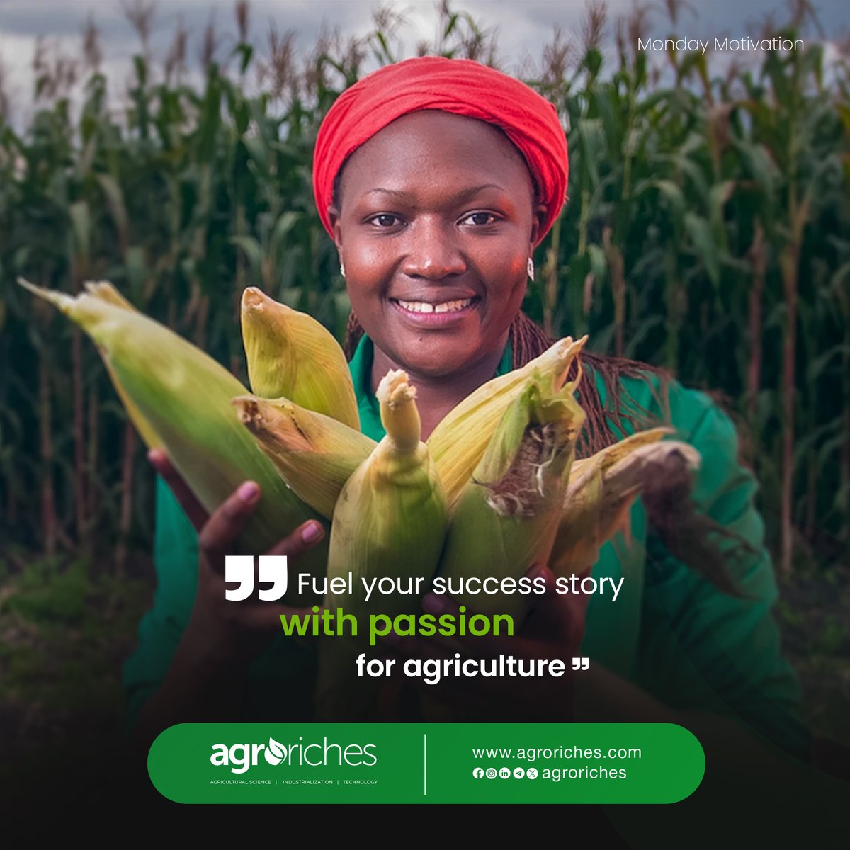 Cultivate your dreams with dedication and watch them flourish.

#agroriches #agriculturaltrends #agriculturenews #african #women #agricultureinghana #ghana #articles #farming #growth #food #agriculture #technologynews