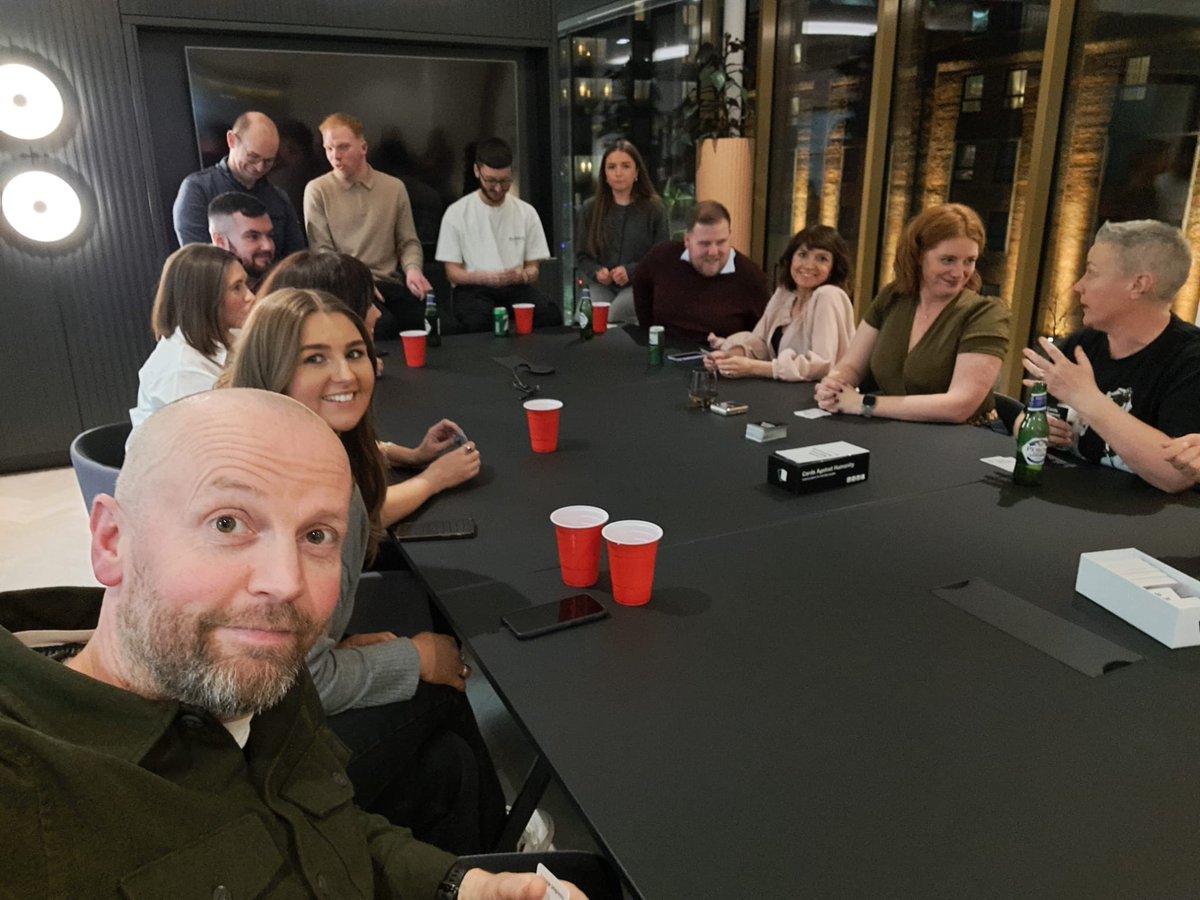 LSHIRELAND's tweet photo. 🍕🎲 We had fun celebrating #NationalPizzaDay with our first social event of 2024 in our new office space at The Kelvin.  Teams went head-to-head playing Belfast Monopoly, Mario Kart, Jenga and various card games - and of course, there was plenty of pizza!  #OfficeFun #GameNight https://t.co/9xwoj65HBM