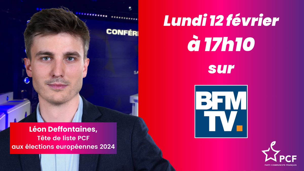 L_Deffontaines's tweet photo. 🔴 Passage média 🔴

➡️ Retrouvez-moi à 17h10 sur BFM TV autour du sujet en Une de l'Humanité (@humanite_fr) d'aujourd'hui "Ces millionnaires qui nous gouvernent". https://t.co/0N8sjppjVW
