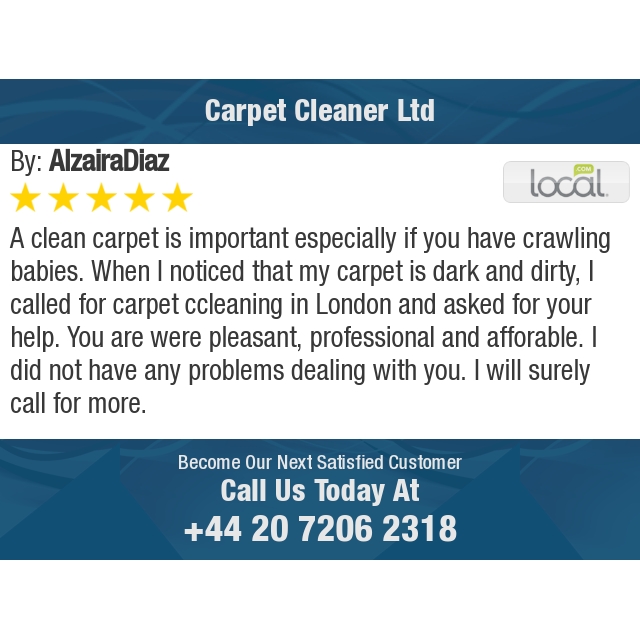 5 Star: AlzairaDiaz "A clean carpet is important especially if you have crawling babies. When I..." {"message":"DEPRECATED_ENDPOINT"}