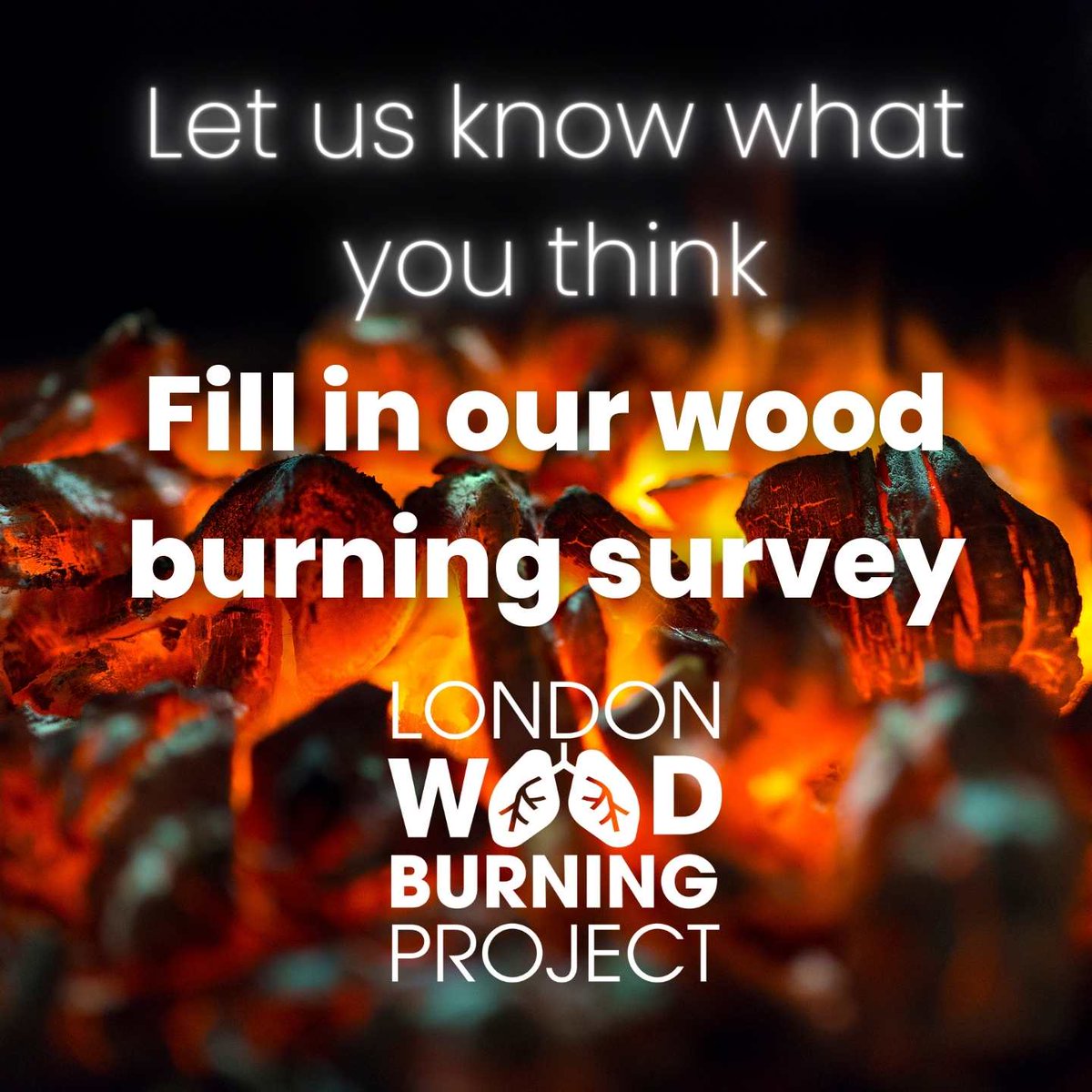 Please complete the London Wood Burning Project survey and give us your input on wood burning and air quality in London, tinyurl.com/456nk5e7 #woodburning #woodburninglondon #pollution #airpollution #airquality #londonair #cleanair #survey #woodburningsurvey
