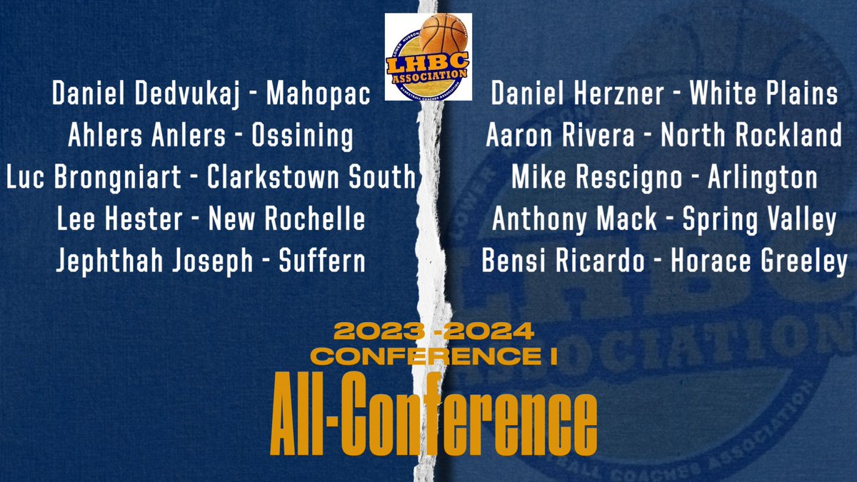 LowerHudsonHoop's tweet photo. Pleased to share our 2023-2024 All-Conference One recipients. @KDJmedia1 @lohudhoopsmbd @DirectRays https://t.co/XxThhJ1kxN