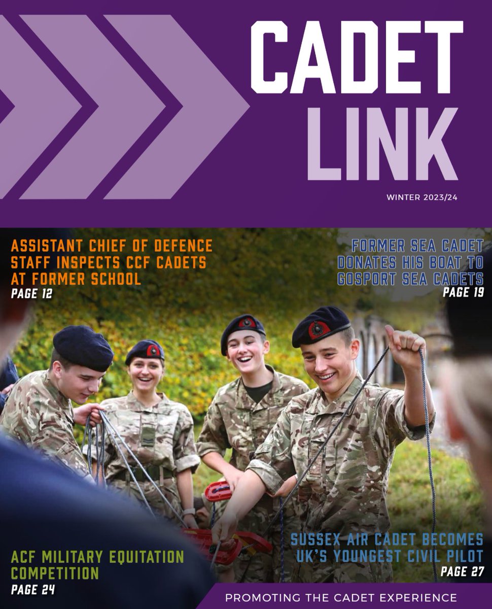 Fancy a weekend read? Then checkout our latest article featured in the SERFCA Cadet Link Magazine serfca.org/publications/#… #Team354 #WhatWeDo