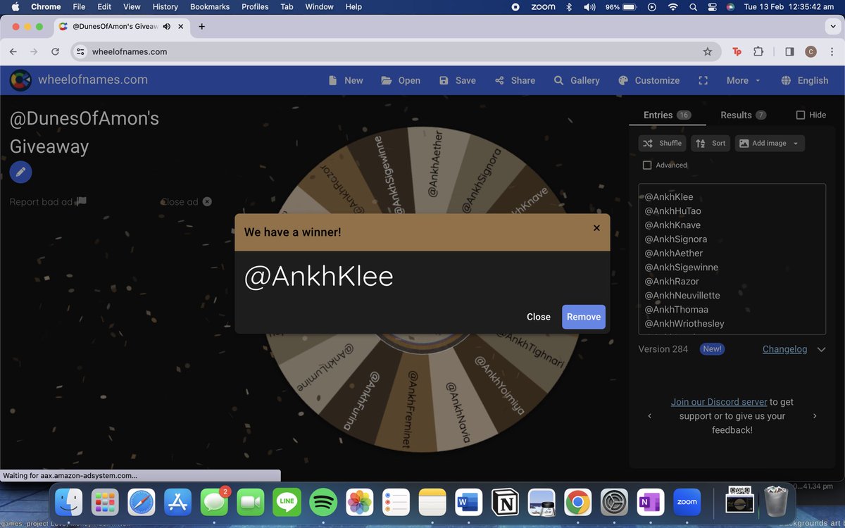 DunesOfAmon's tweet photo. ⠀⠀ ⠀ ⠀ ⠀ ⠀ 
It is with great pleasure that we congratulate @AnkhKlee for winning (1) Discord ava decoration/Plato coins. Please get in touch with us through a private DM ASAP to claim your prize. 
⠀⠀ ⠀ ⠀ ⠀ ⠀ https://t.co/BBToSlUD7V