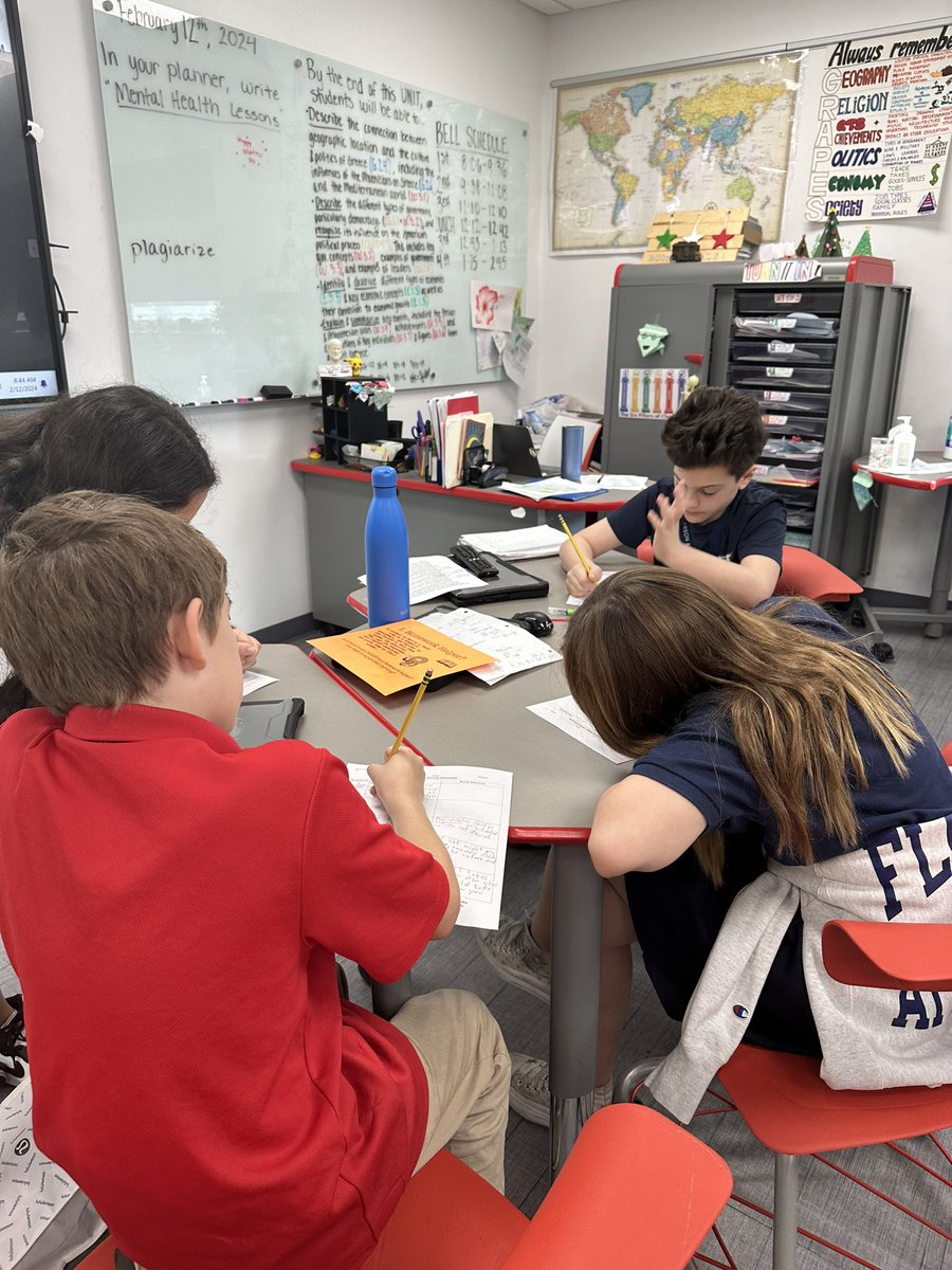 ap_hoff's tweet image. AI Classroom Lesson with academic student conversation