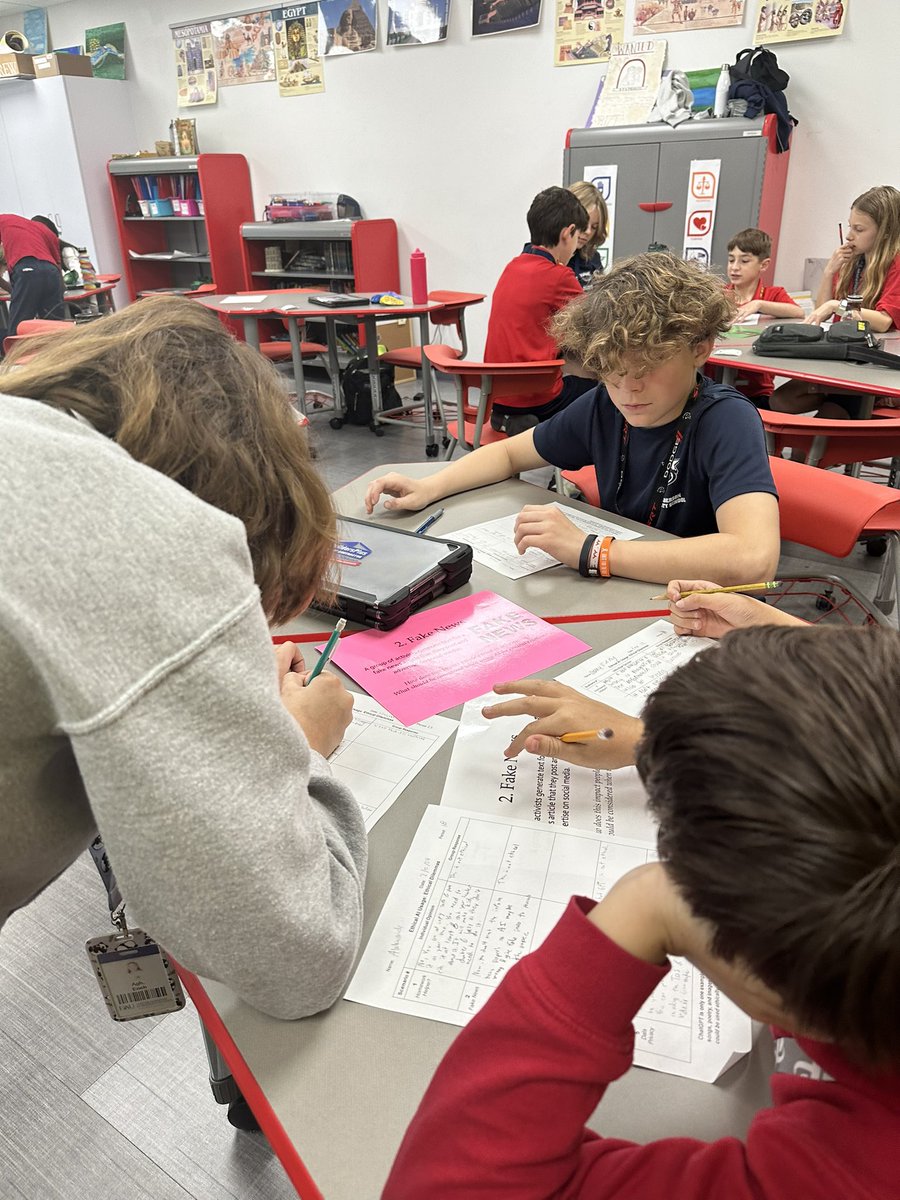 ap_hoff's tweet image. AI Classroom Lesson with academic student conversation