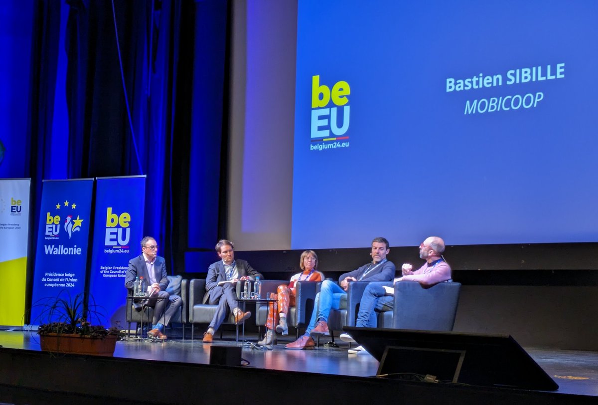 "Multistakeholder coops are great partners to make green transition at the service of the general interest" says <a href="/bastiensibille/">Bastien Sibille</a> with sharing exemples of <a href="/Mobicoop/">Mobicoop - La mobilité partagée</a> &amp; @LesLicoornes at EU Social Economy conference @EU2024BE <a href="/CECOP_coops/">CECOP</a> @les_scop