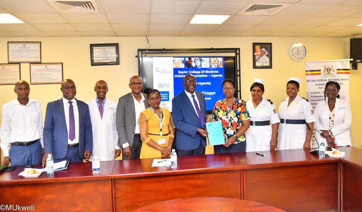 Today, <a href="/bayloruganda/">Baylor Foundation Uganda</a>  signed a memorandum of understanding with <a href="/MulagoReferral/">Mulago National Referral Hospital</a> . This agreement aims to establish a long-term partnership that guarantees the sustainability and expansion of the delivery of healthcare services in #Uganda