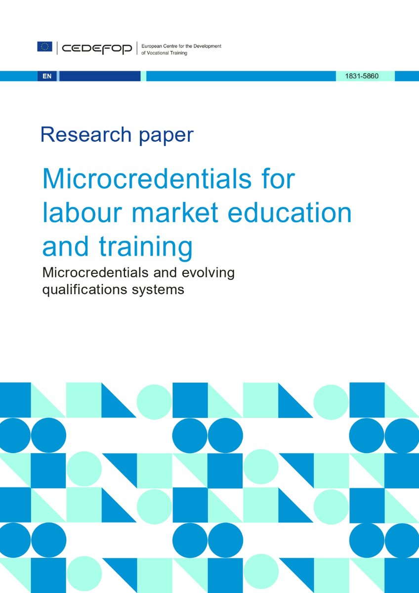 Refernet_es's tweet photo. Cedefop elaboró un estudio acerca de las microcredenciales y su relación con los sistemas de cualificación a través de una encuesta a proveedores de formación, autoridades y agentes sociales. 

https://t.co/mbal1QYat5 https://t.co/OqZziYDsPK
