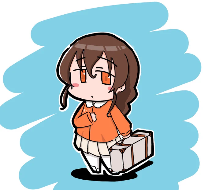 今日のお絵描き 宗谷さん 液タブ買ったのでデジタル絵練習中