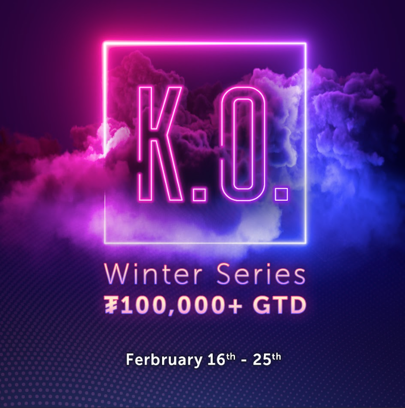 CoinPoker_OFF's tweet photo. 💎 The Winter K.O. Series starts in 4 days! 😎

🗓 February 16th to 25th. 
🔥 10 days, 30 events.
💥 Total guaranteed prize pools of $100,000+ & over $8,000 in added value!

🤑 $3,500+ in CP-Bounty rewards
🤑 $2,500+ KO Leaderboard
🤑 $2,000 Raffle

💵 Buy-ins from $20 to $200. GTDs from $800 to $40,000!

👉 Check the full schedule out now!
https://t.co/UibiuIO4Tn