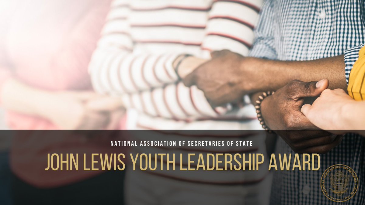 NASSorg's tweet photo. @KansasSOS @MNSecofState @AZSecretary @IowaSOS @MESecOfState @MississippiSOS @NCSecState @NebraskaSOS @LtGovWay @NMSecOfState @PAStateDept @RISecState @secstatewa @wvsosoffice Our second 📽️, highlights the 2⃣0⃣2⃣3⃣ recipients for @NASSorg's John Lewis Youth Leadership Award.

📺🔗 https://t.co/TvxfIOWy1x https://t.co/cFixVtWcU0