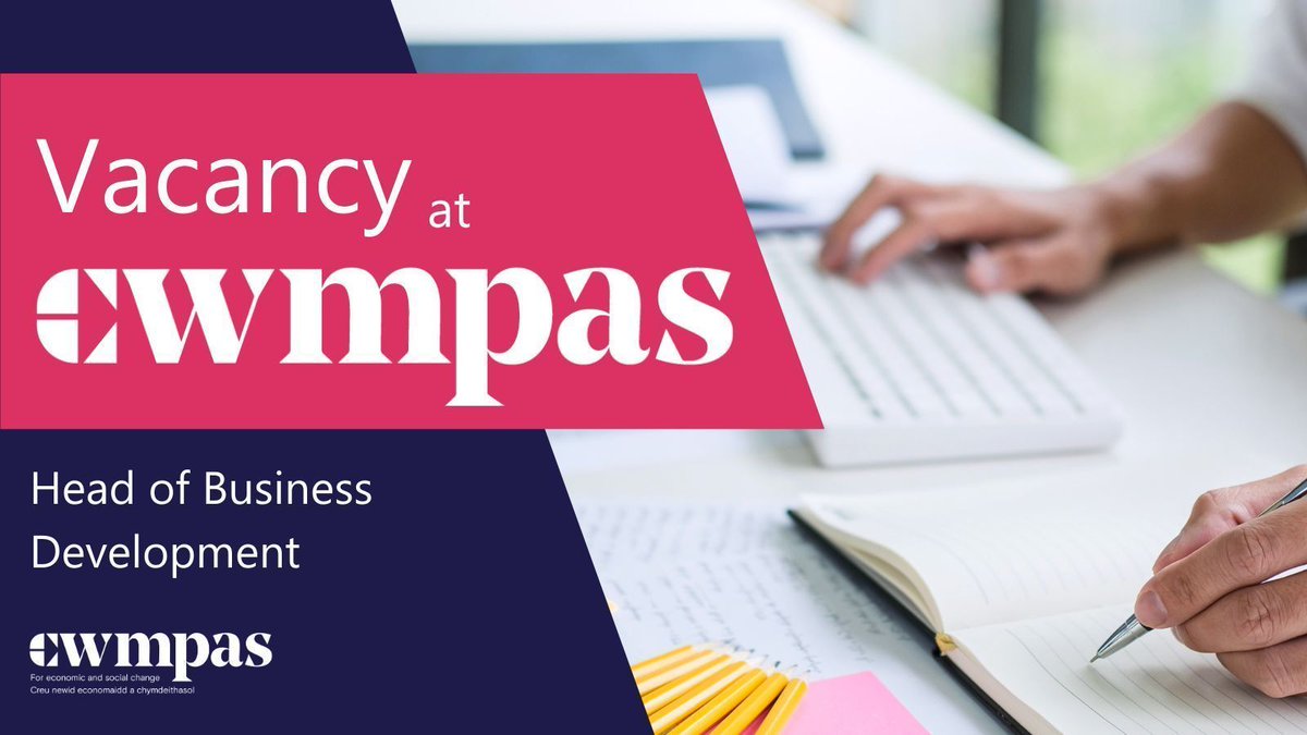 💼 Vacancy: Head of Business Development Less than a week to apply! Can you lead the development and implementation of our funding strategy, helping to guarantee the delivery of our services across Wales? Learn more: buff.ly/3UB03VS