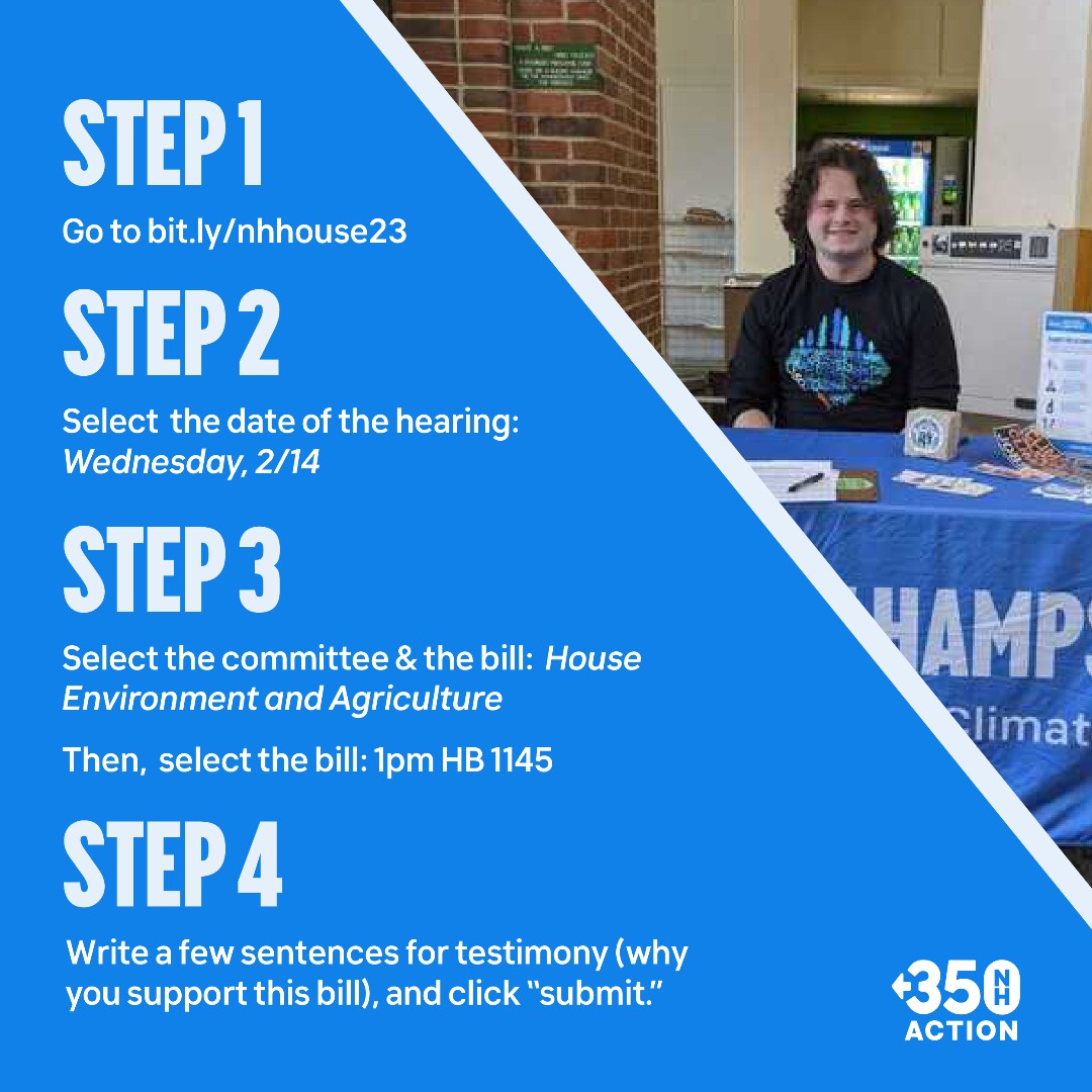 📣 Legislative Action Alert❗HB 1145: a bill that would prevent new landfill permits from being issues to private companies, only to the state of New Hampshire. Sign in to remote testimony at bit.ly/nhhouse23 for this bill. #ClimateAction #NHPolitics #StateLegislation