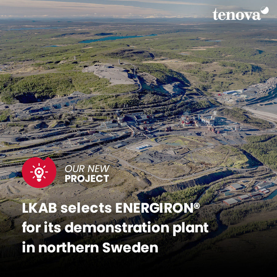 🙌Excited to continue our green journey with @LKABgroup to make the very first industrial #DRI plant that will produce fossil-free steel using an electric process gas heater thanks to our #innovative ENERGIRON® technology! More here: tenova.com/newsroom/lates…