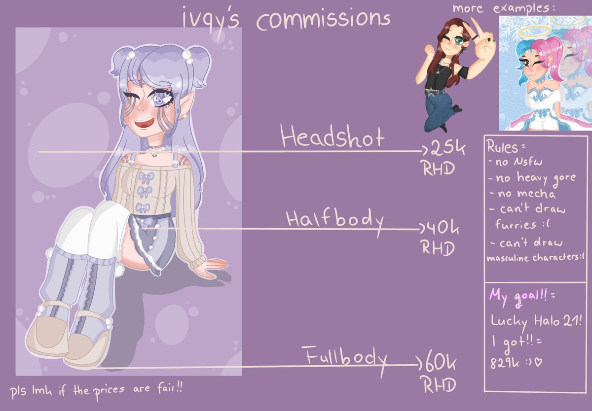 iivqy_'s tweet photo. Trying to get to my goal!!~~ Any help appreciated ^~^ #royalehightrading #royalehighhalo #rhrading #royalehighcommissions #royalehighoffers #Roblox #royalehigh #rhtrades #rhhalo #rhhalos #rhart #royalehighart #RoyaleHighBetaTesting #royalehighnewschool https://t.co/fP6dLWqsWS