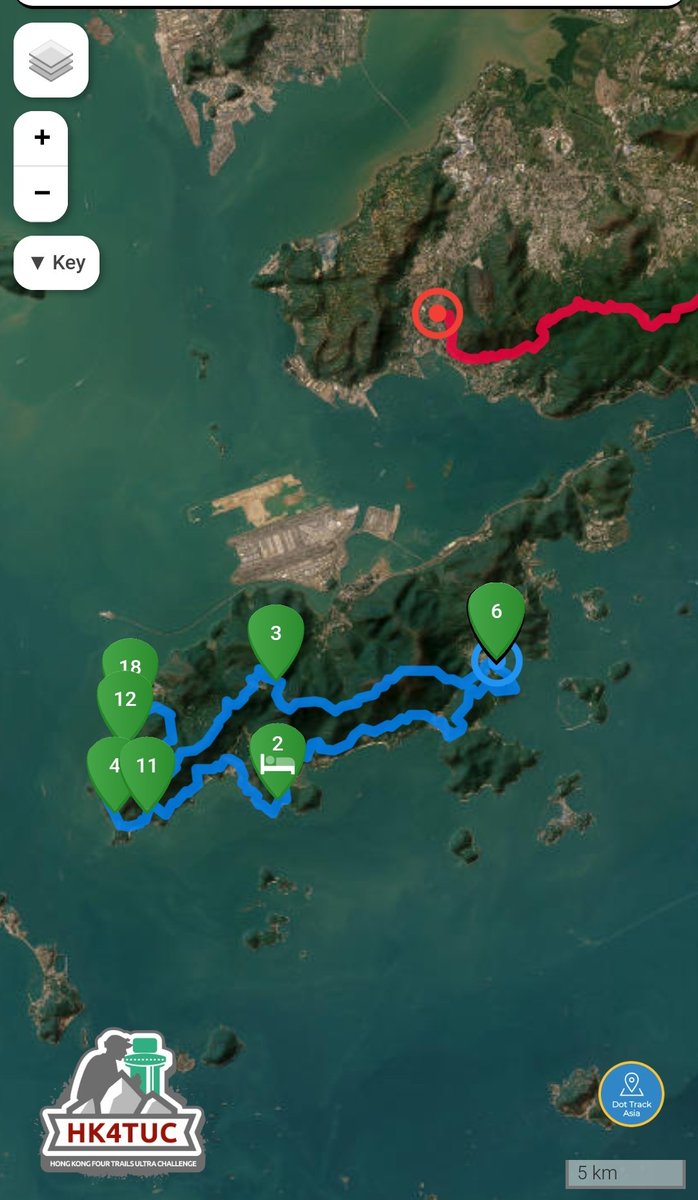 Congrats to the next finishers， completed #running the Hong Kong 4 Trails Ultra Challenge by #Breaking60.

Several hopeful survivors* continue the last leg on Lantau Trail.

*Complete the 298km, 14,000+m elevation gain course in under 72 hours. Non-stop. Unsupported.