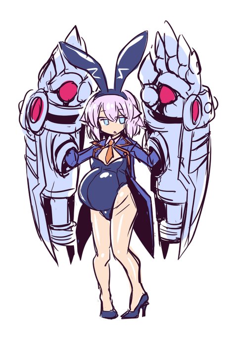 さんざんショコラくん推ししといて今日のらくがきはバニーカノンになった 