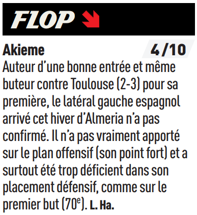 reimsmediafoot's tweet photo. ⁉️ 𝑽𝒐𝒕𝒓𝒆 𝒂𝒗𝒊𝒔 𝒏𝒐𝒖𝒔 𝒊𝒏𝒕𝒆́𝒓𝒆𝒔𝒔𝒆.  

Selon @lequipe, Sergio Akieme fut le flop du match face à Lorient. #FCLSDR

Qu'avez-vous pensé de sa prestation face à Lorient ? https://t.co/V0kTGKqnWJ