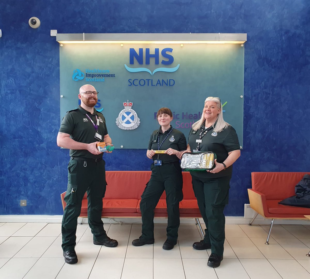 Scotambservice's tweet photo. Meet our Drug Harm Reduction Leads - Kira, Suzie, and Kieran - who drive our initiatives to reduce drug-related harm and ultimately, drug-related deaths.
Read more about their work here: https://t.co/Ub1yvhEBpv or by following @HarmLeads https://t.co/l8wMBiDvOU