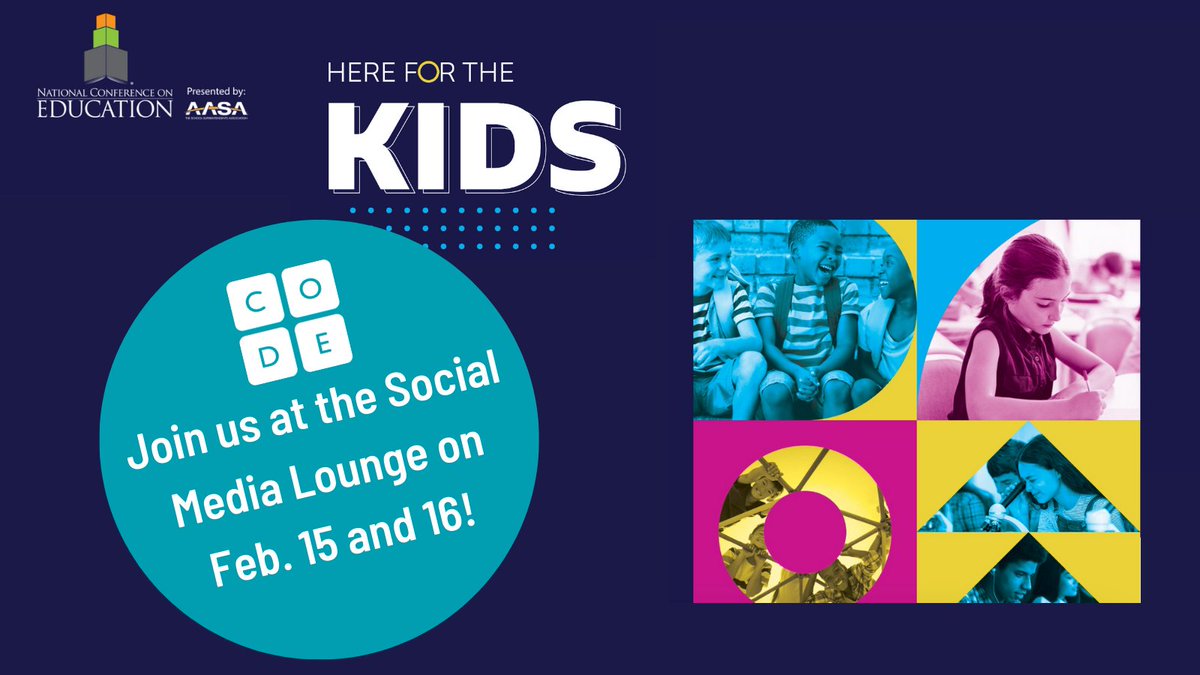 On your way to @AASAHQ #NCE2024? Meet the fabulous members of our Outreach and Adoption team at the Social Media Lounge on 2/15 from 7:30-3:30, and 2/16 from 11:30-2. Learn more about how we can help bring computer science to your district!