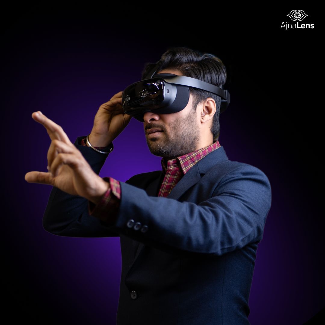 ajnalens's tweet image. A reality where dreams come true is within reach with AjnaLens. Have you ever tried an XR experience? Tell us in the comments below! 

#virtualrealityexperience #virtualrealityworld #immersiveart #mixedreality #mixedrealityheadset #tech #virtualrealitybusiness #spatialcomputing